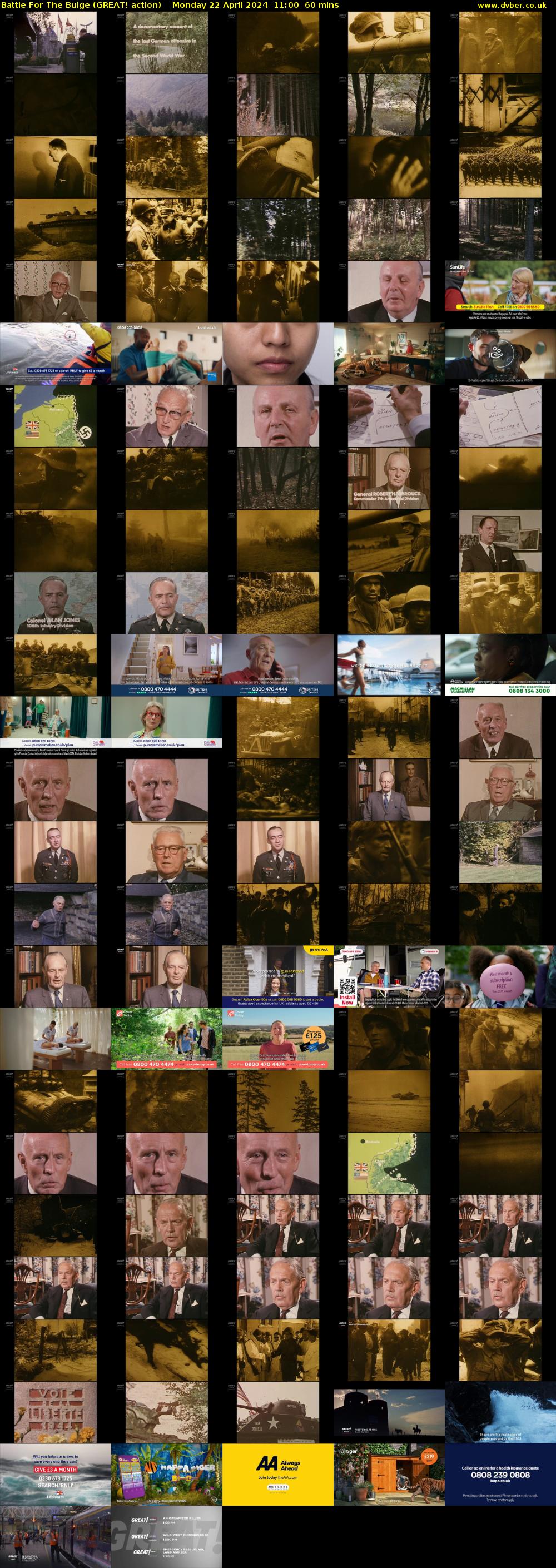 Battle For The Bulge (GREAT! action) Monday 22 April 2024 11:00 - 12:00