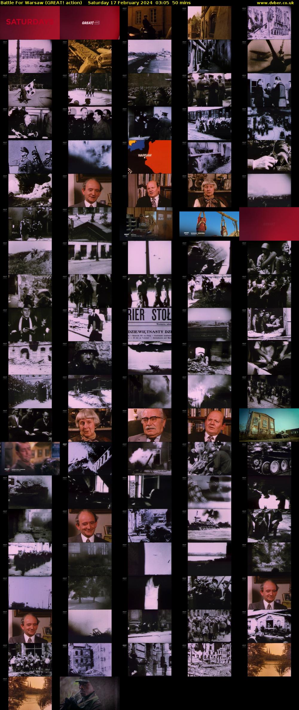 Battle For Warsaw (GREAT! action) Saturday 17 February 2024 03:05 - 03:55