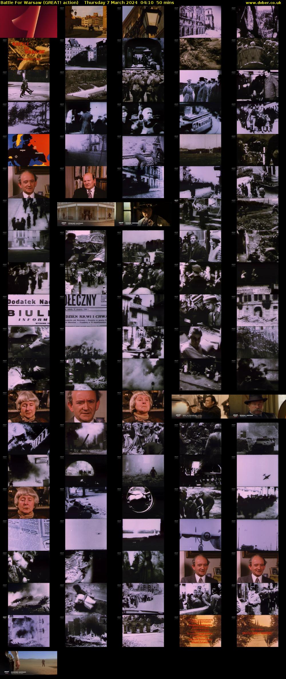 Battle For Warsaw (GREAT! action) Thursday 7 March 2024 04:10 - 05:00