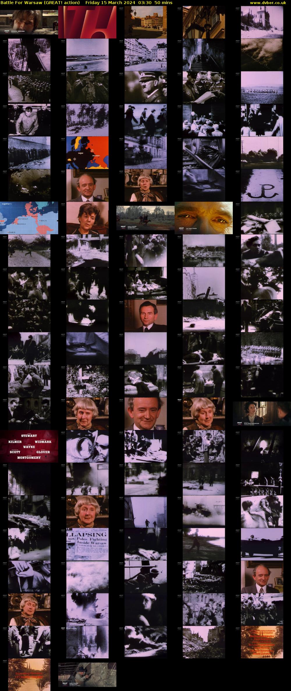 Battle For Warsaw (GREAT! action) Friday 15 March 2024 03:30 - 04:20