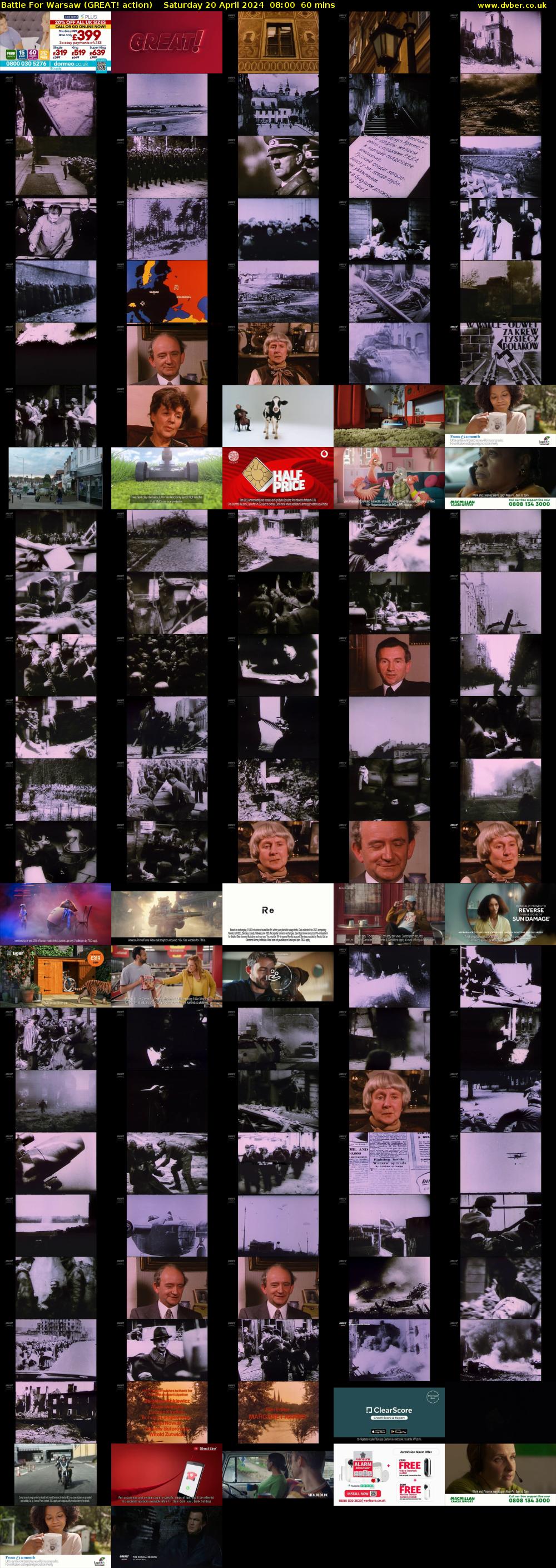 Battle For Warsaw (GREAT! action) Saturday 20 April 2024 08:00 - 09:00