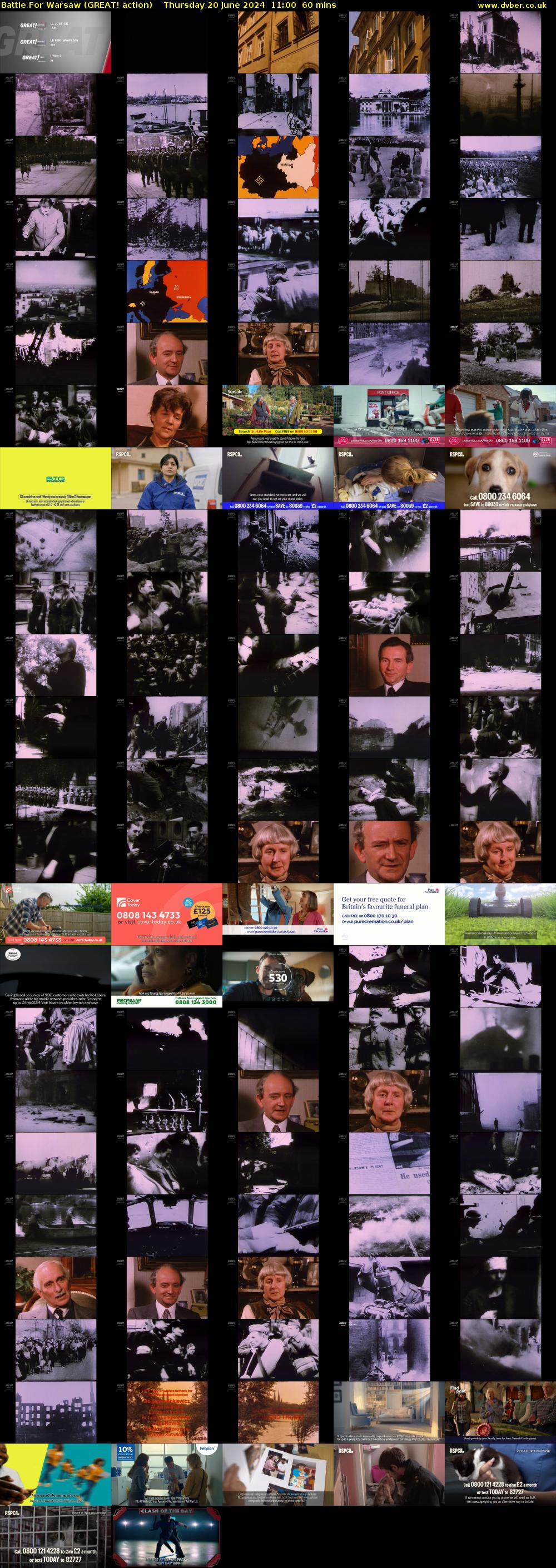 Battle For Warsaw (GREAT! action) Thursday 20 June 2024 11:00 - 12:00
