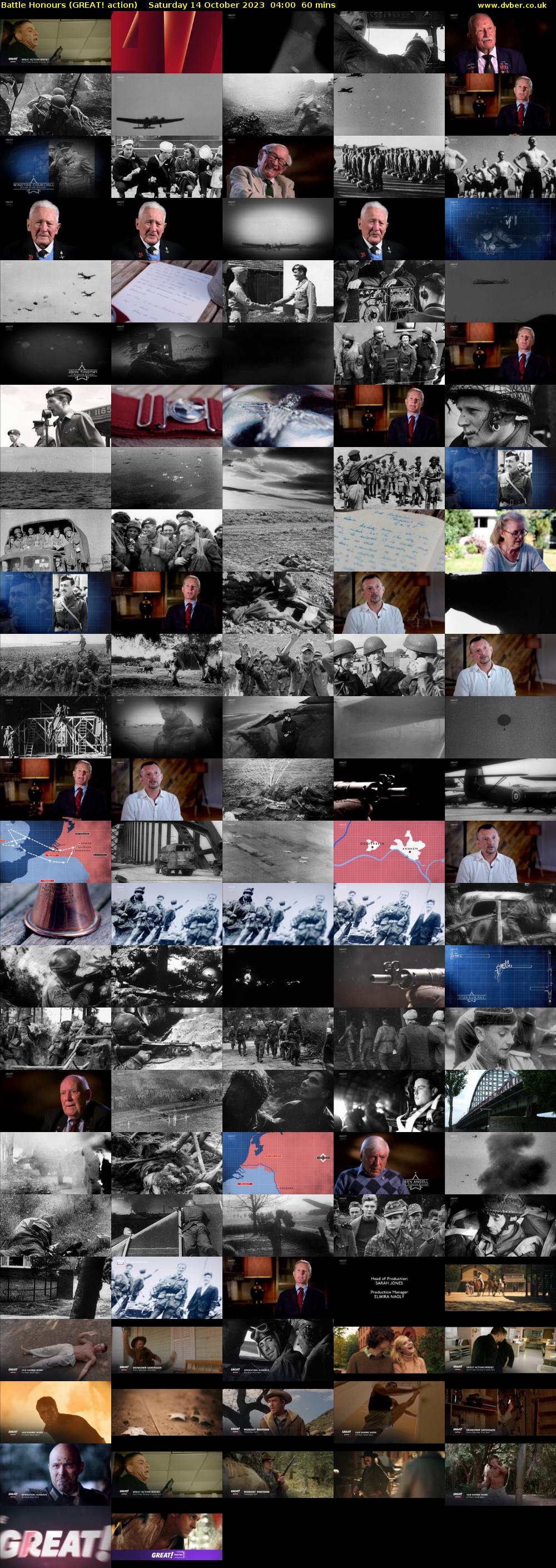 Battle Honours (GREAT! action) Saturday 14 October 2023 04:00 - 05:00