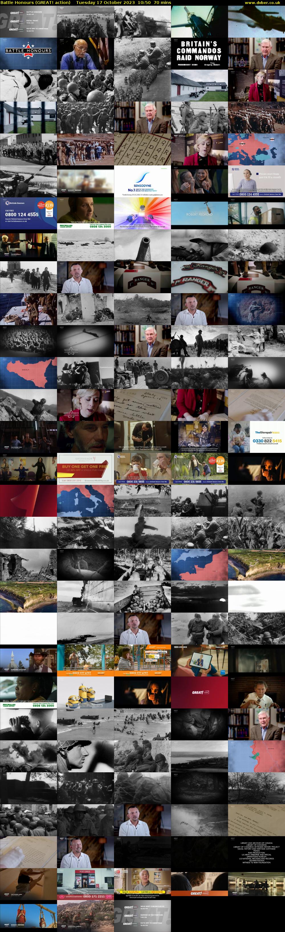 Battle Honours (GREAT! action) Tuesday 17 October 2023 10:50 - 12:00