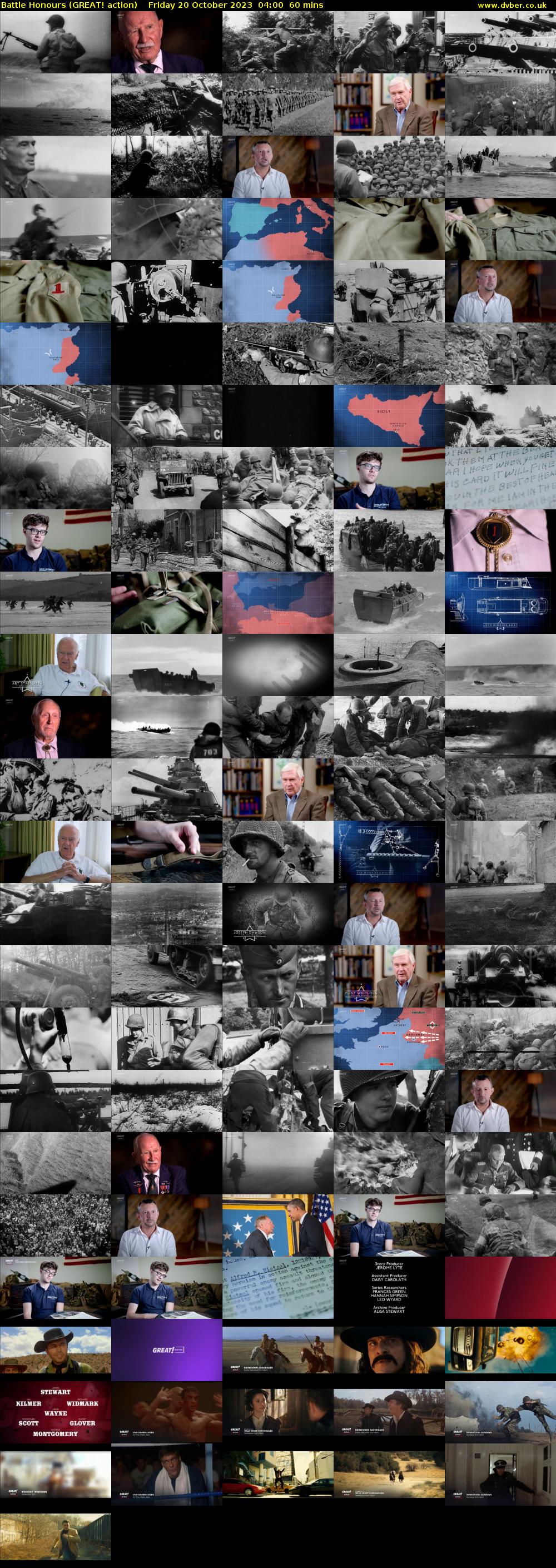 Battle Honours (GREAT! action) Friday 20 October 2023 04:00 - 05:00