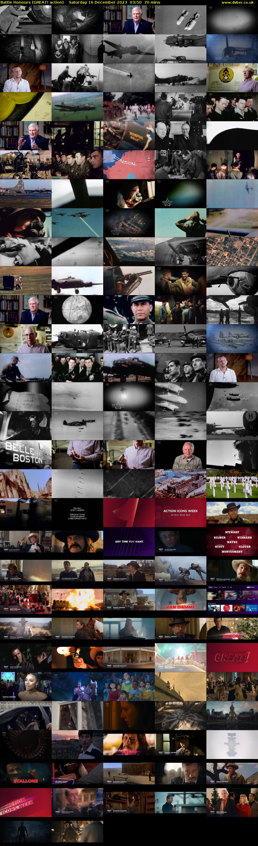 Battle Honours (GREAT! action) Saturday 16 December 2023 03:50 - 05:00
