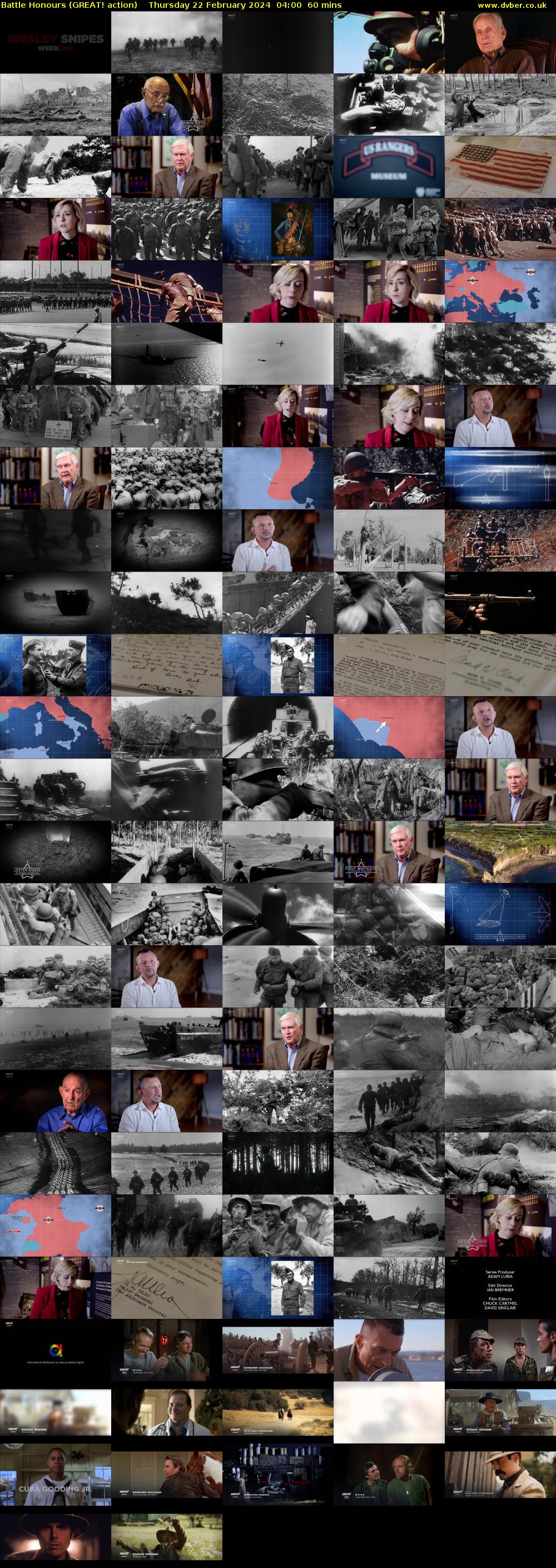 Battle Honours (GREAT! action) Thursday 22 February 2024 04:00 - 05:00