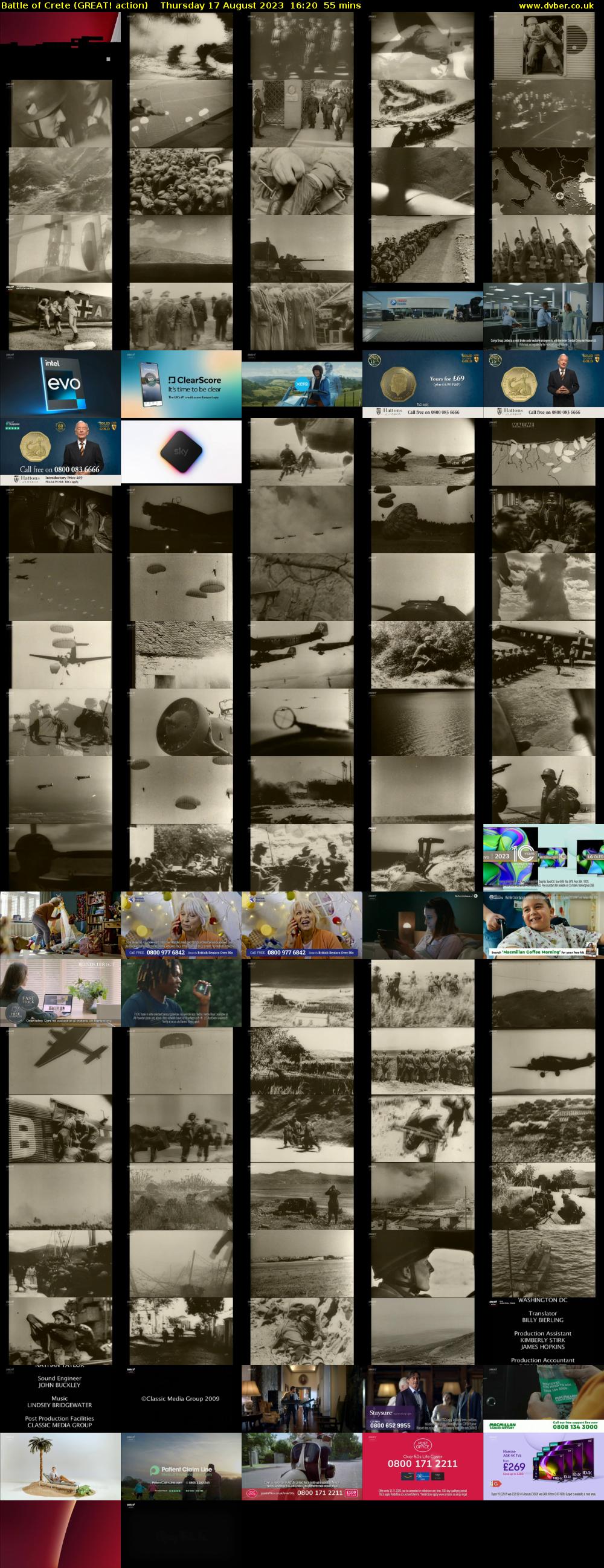 Battle of Crete (GREAT! action) Thursday 17 August 2023 16:20 - 17:15