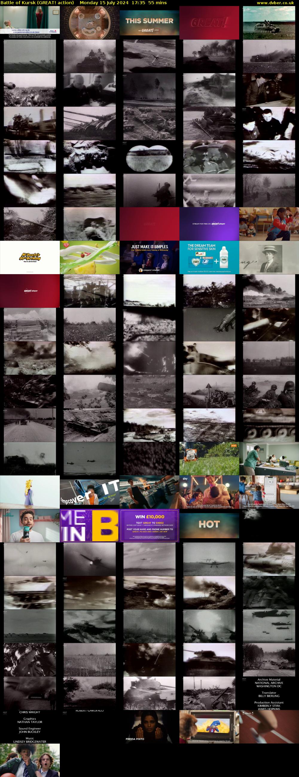 Battle of Kursk (GREAT! action) Monday 15 July 2024 17:35 - 18:30