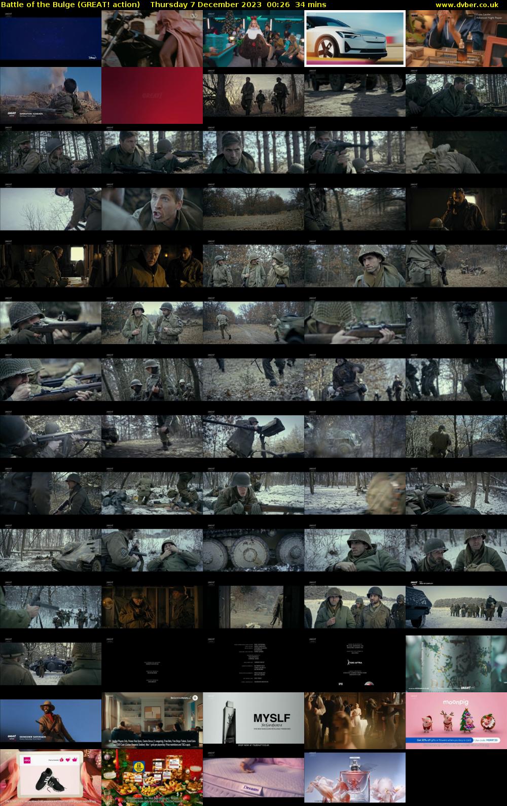 Battle of the Bulge (GREAT! action) Thursday 7 December 2023 00:26 - 01:00