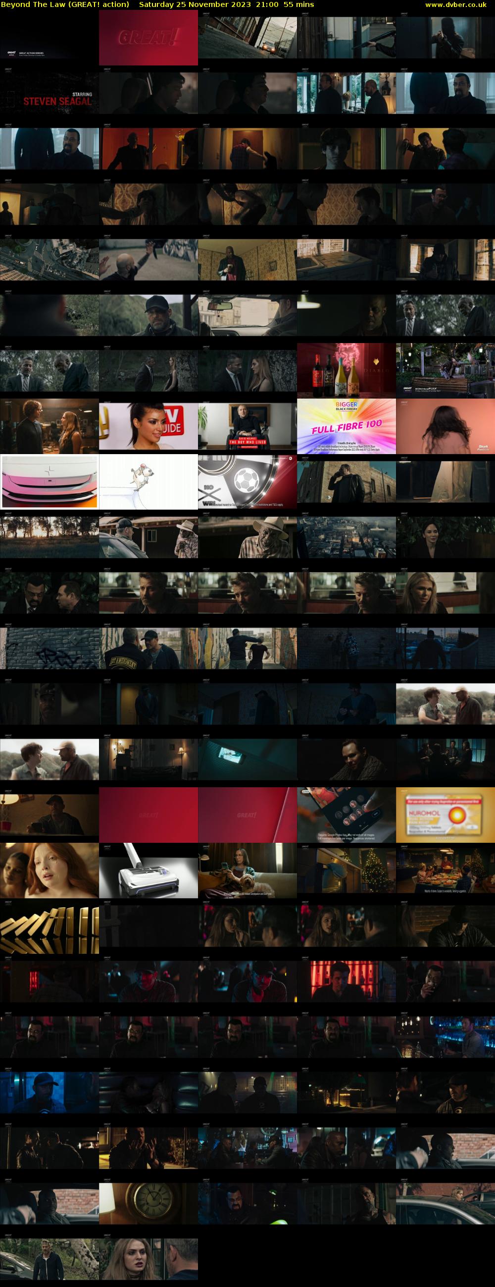 Beyond The Law (GREAT! action) Saturday 25 November 2023 21:00 - 21:55