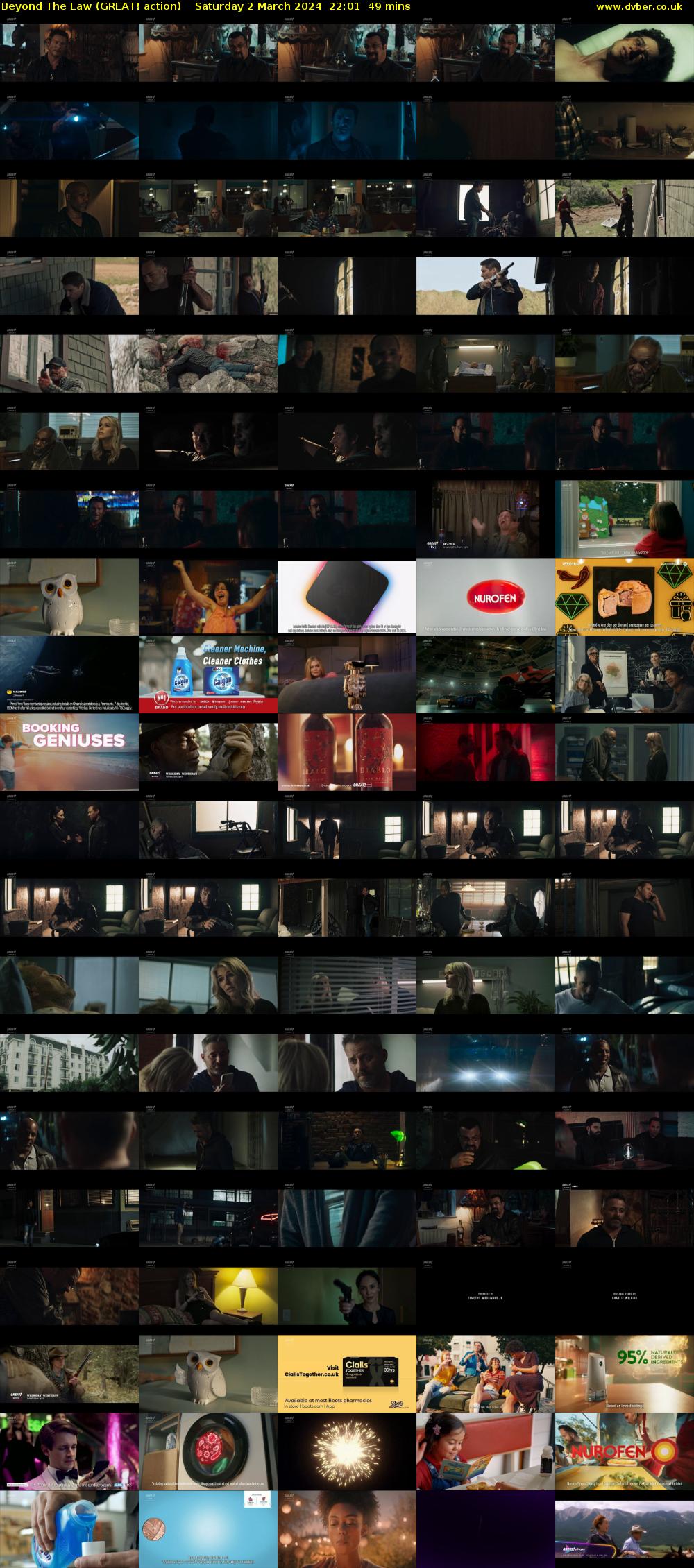 Beyond The Law (GREAT! action) Saturday 2 March 2024 22:01 - 22:50