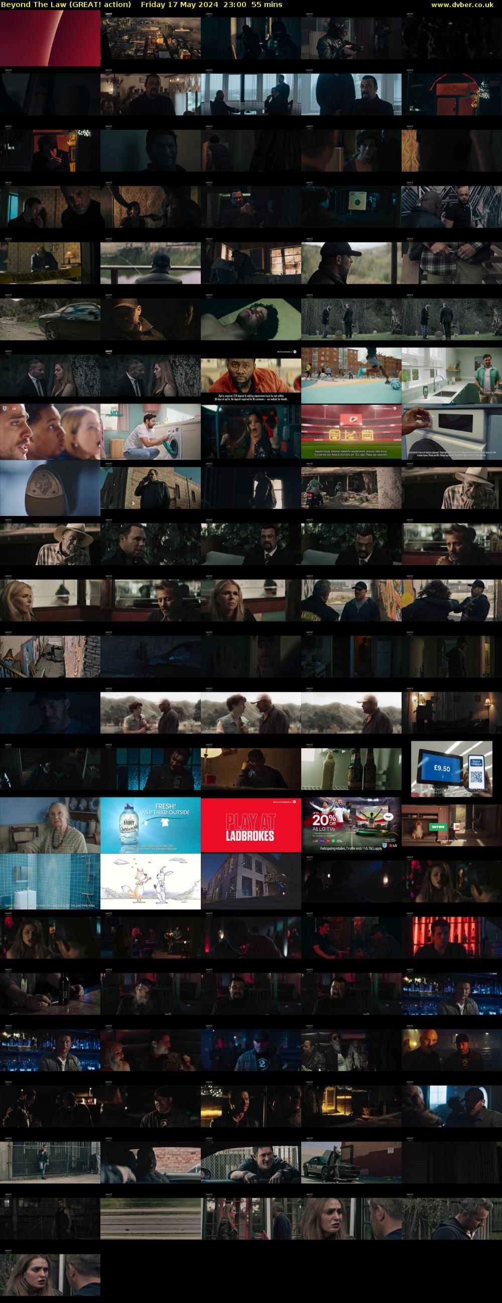 Beyond The Law (GREAT! action) Friday 17 May 2024 23:00 - 23:55