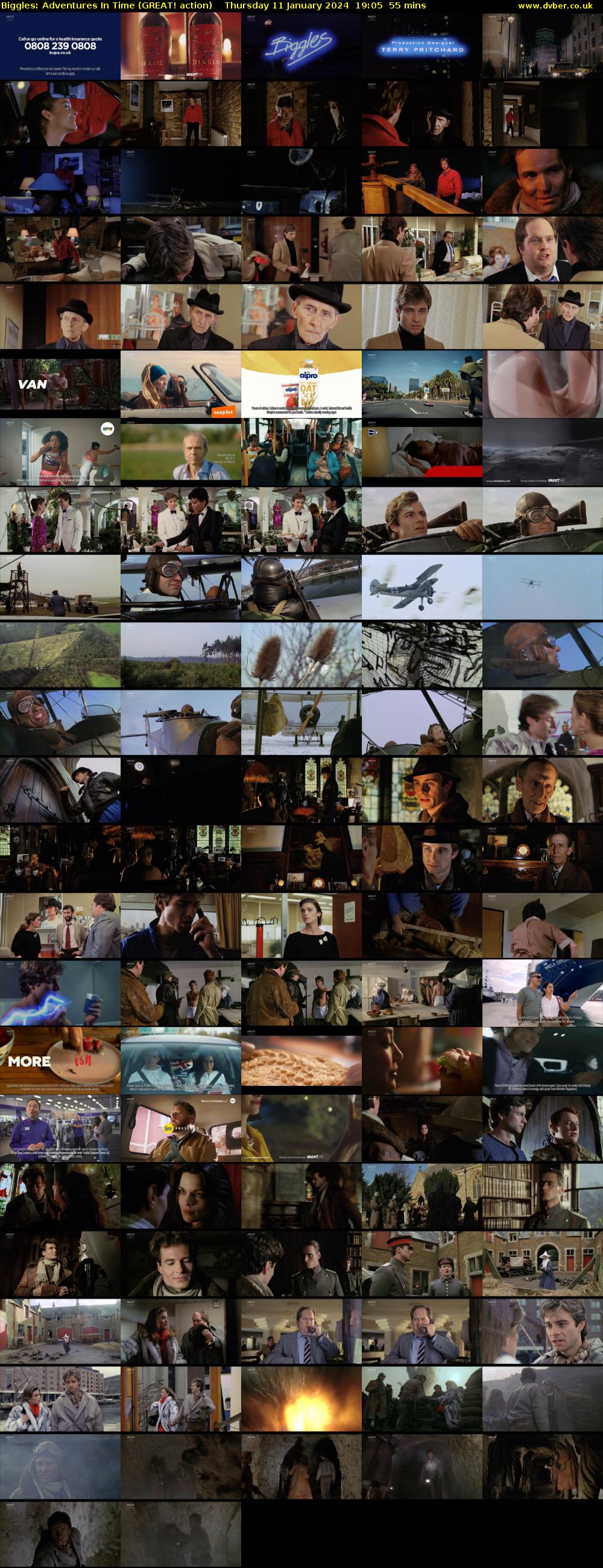 Biggles: Adventures In Time (GREAT! action) Thursday 11 January 2024 19:05 - 20:00