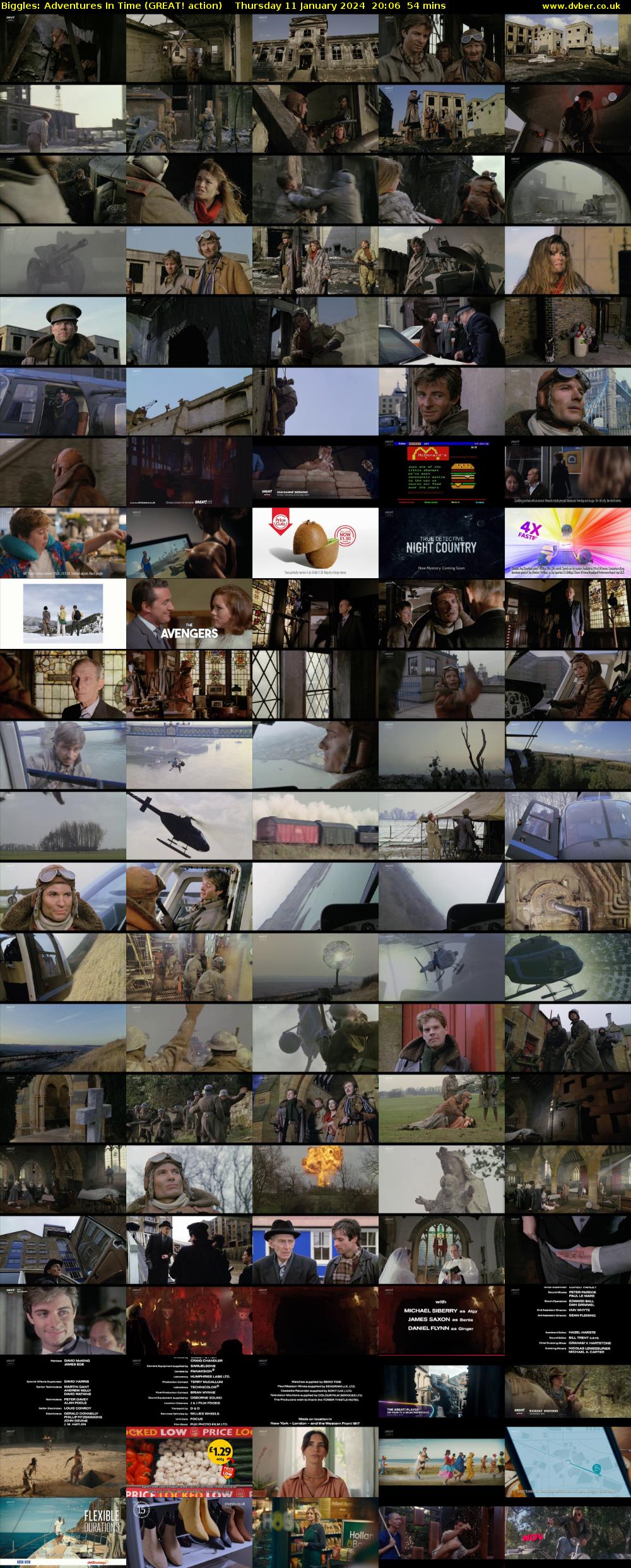 Biggles: Adventures In Time (GREAT! action) Thursday 11 January 2024 20:06 - 21:00