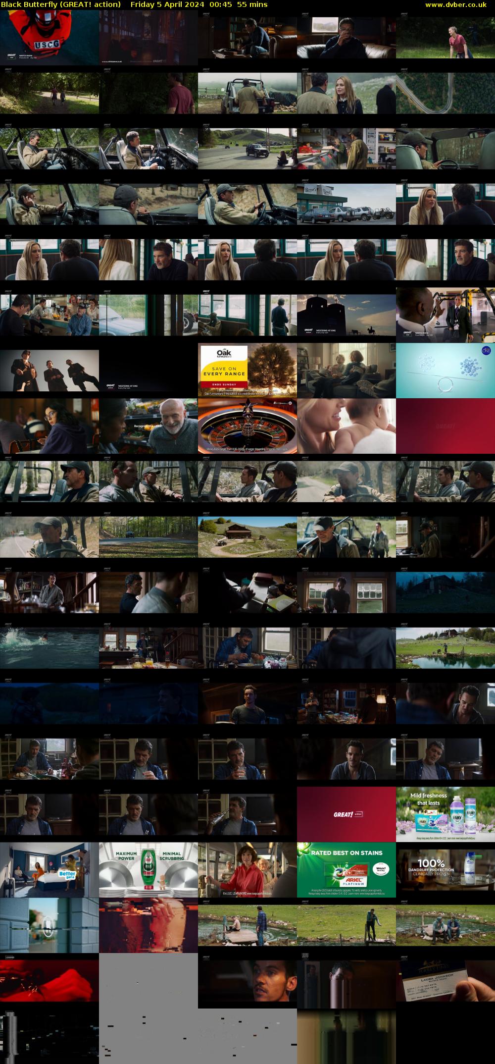 Black Butterfly (GREAT! action) Friday 5 April 2024 00:45 - 01:40