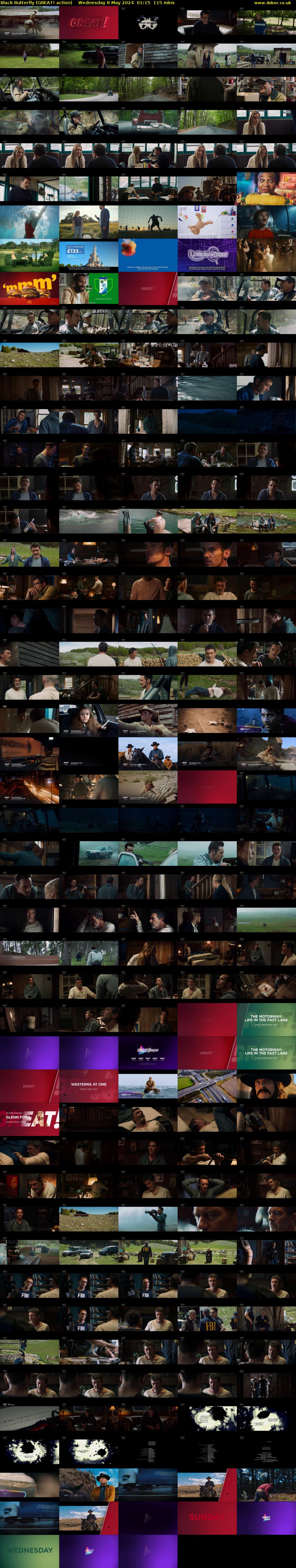 Black Butterfly (GREAT! action) Wednesday 8 May 2024 01:15 - 03:10