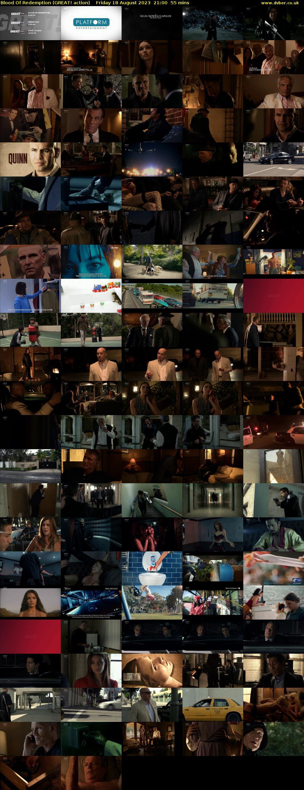 Blood Of Redemption (GREAT! action) Friday 18 August 2023 21:00 - 21:55