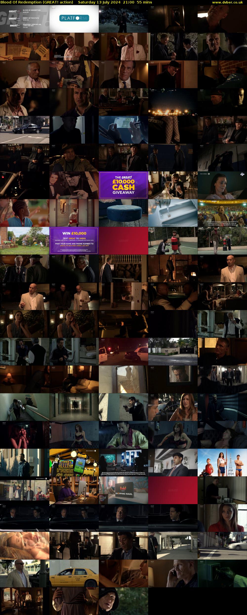 Blood Of Redemption (GREAT! action) Saturday 13 July 2024 21:00 - 21:55