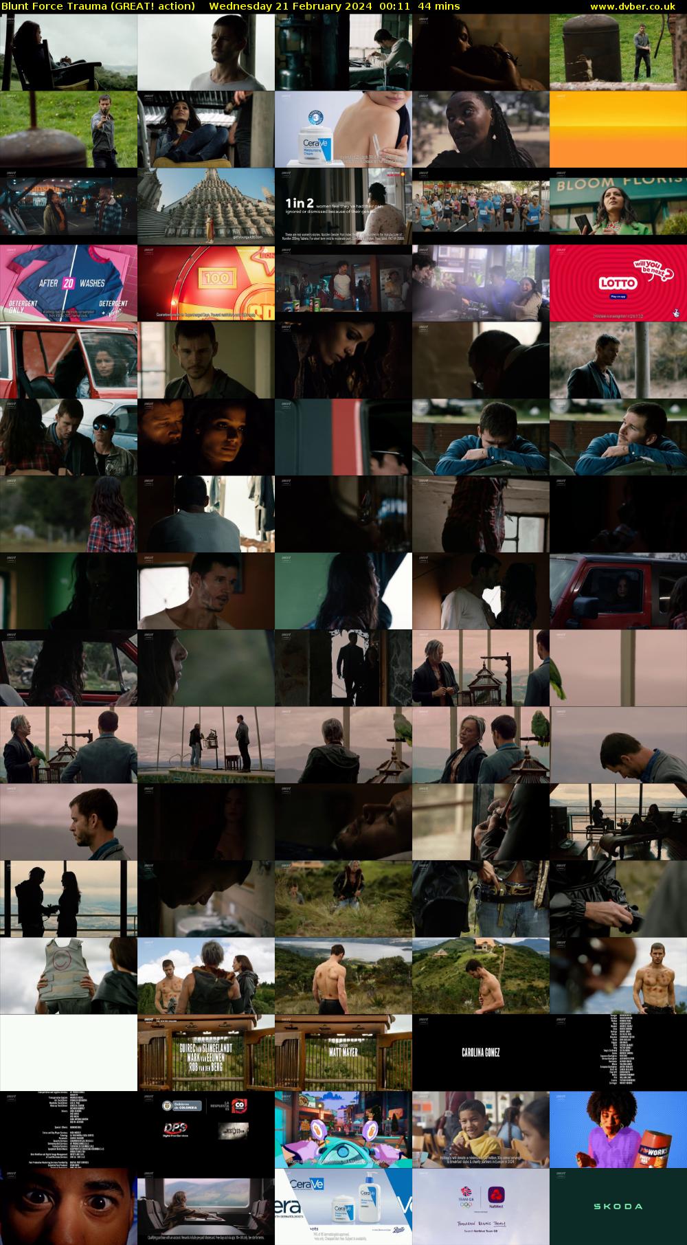 Blunt Force Trauma (GREAT! action) Wednesday 21 February 2024 00:11 - 00:55