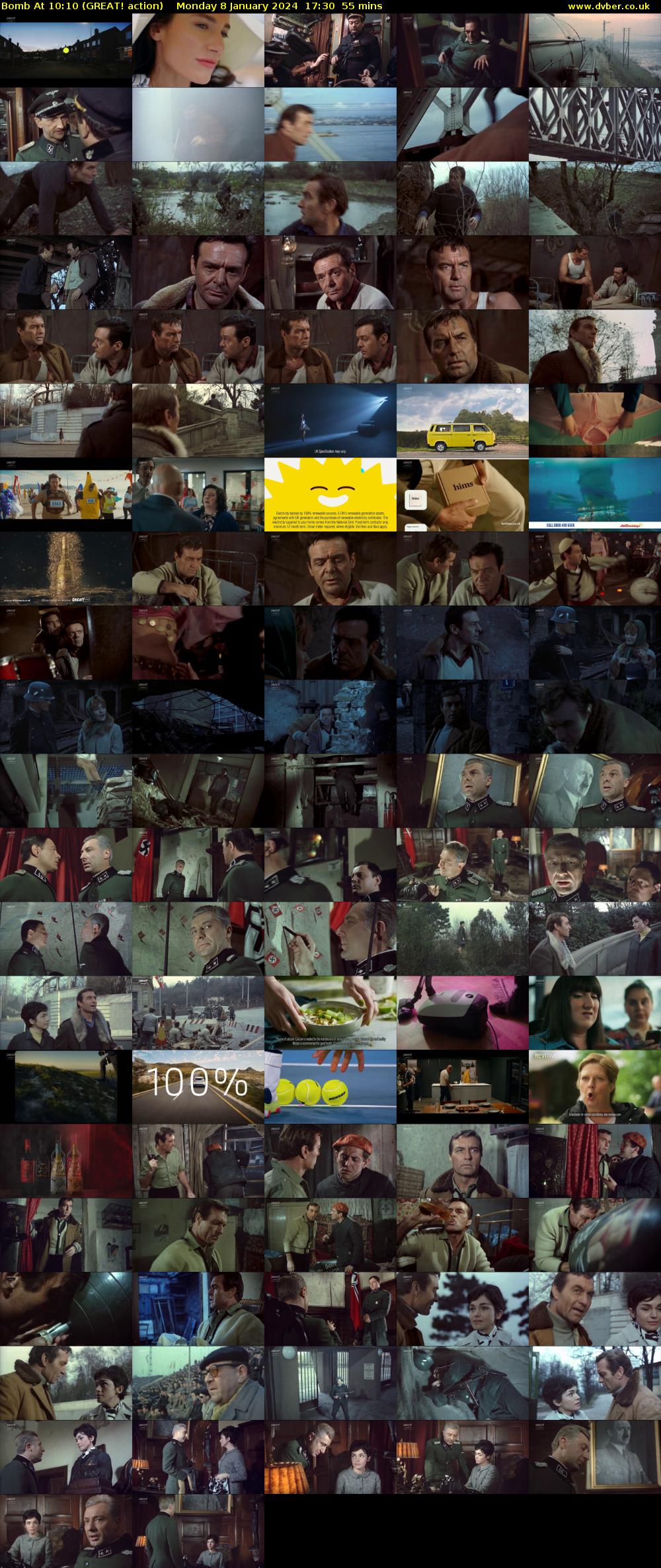 Bomb At 10:10 (GREAT! action) Monday 8 January 2024 17:30 - 18:25