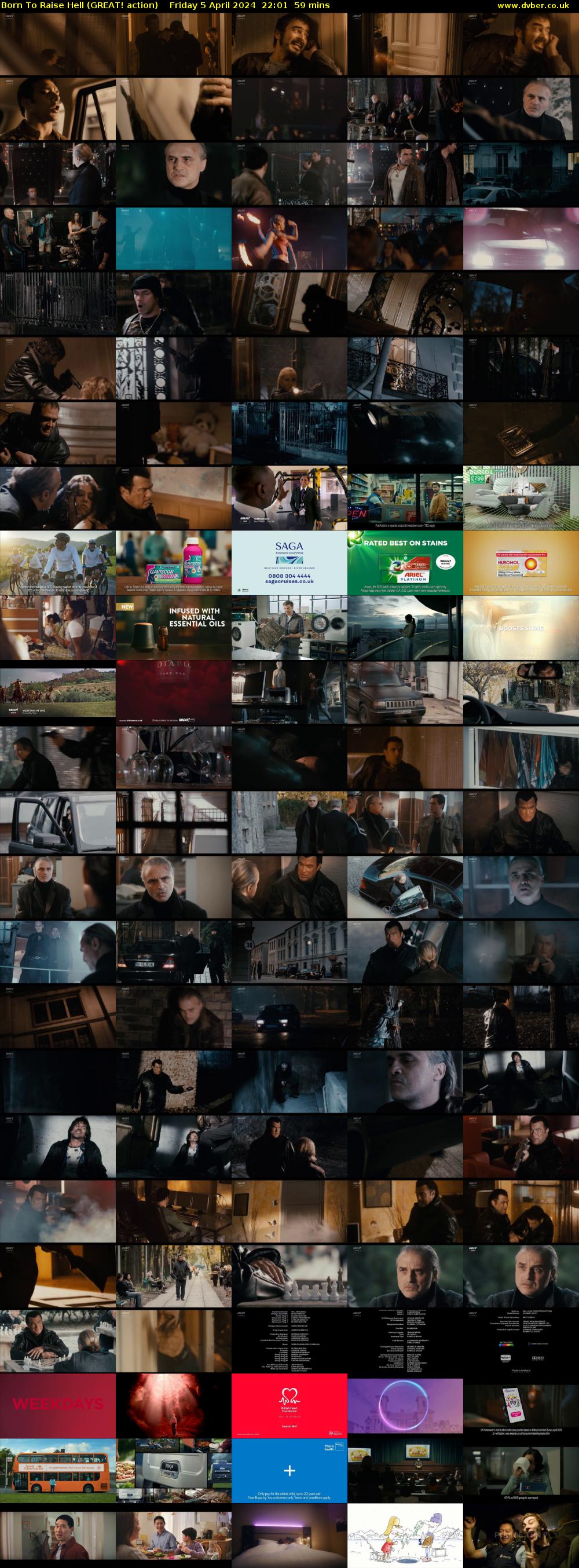 Born To Raise Hell (GREAT! action) Friday 5 April 2024 22:01 - 23:00