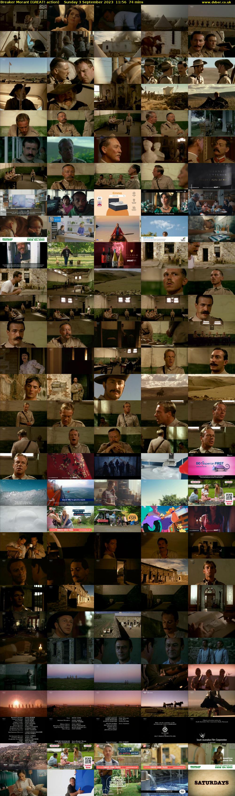 Breaker Morant (GREAT! action) Sunday 3 September 2023 11:56 - 13:10