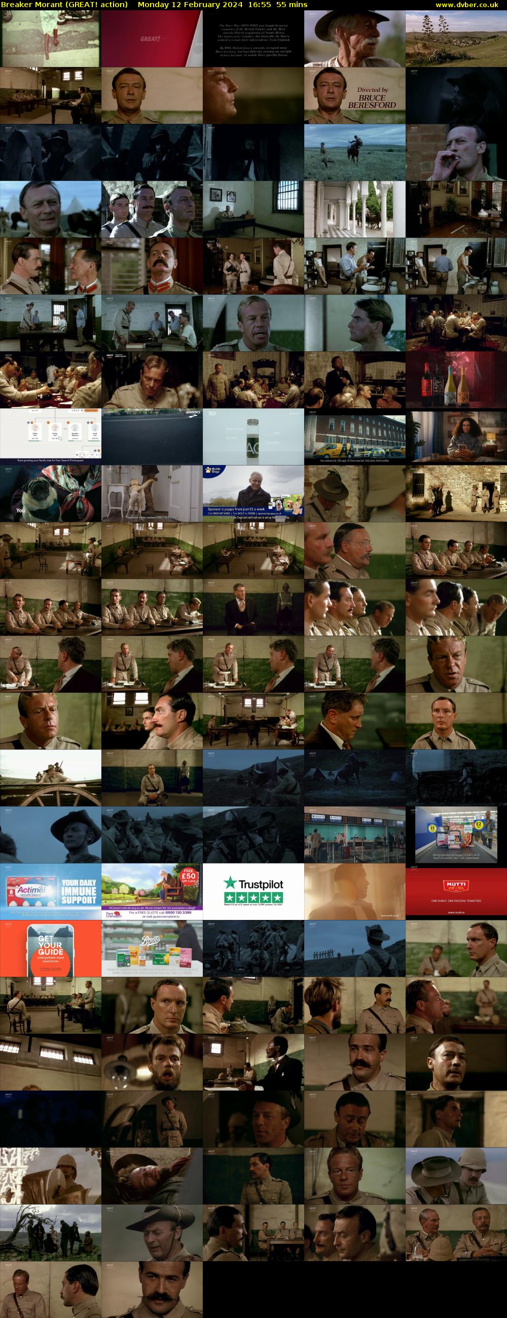 Breaker Morant (GREAT! action) Monday 12 February 2024 16:55 - 17:50