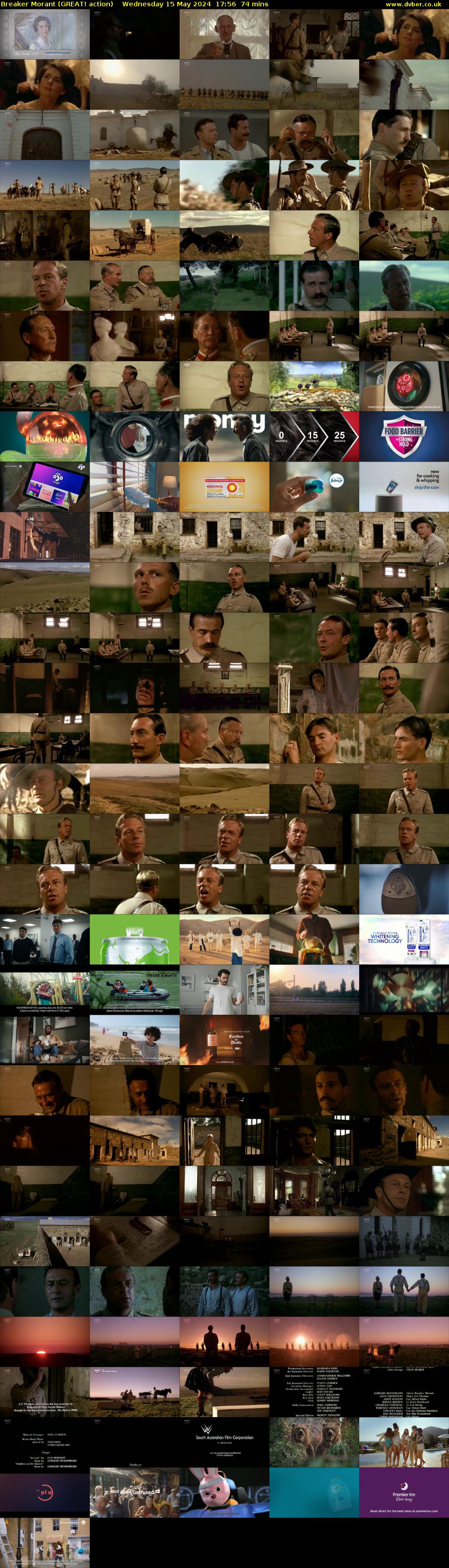Breaker Morant (GREAT! action) Wednesday 15 May 2024 17:56 - 19:10
