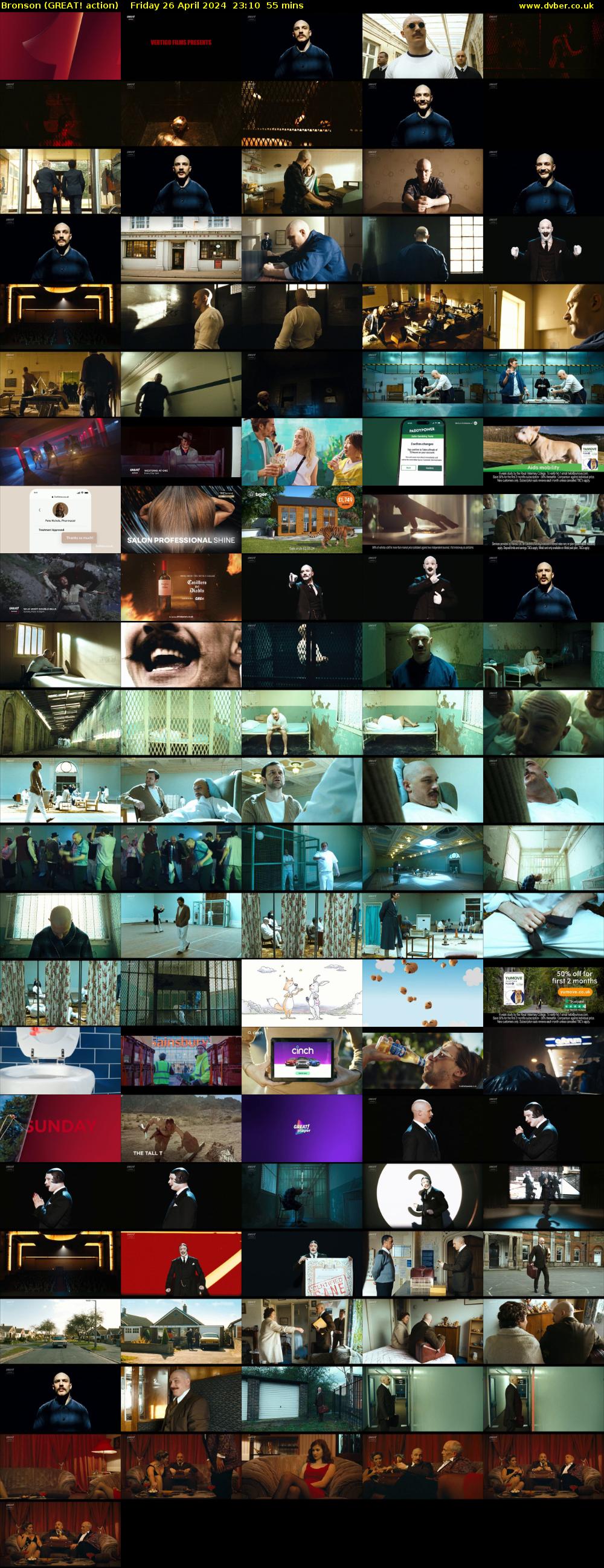 Bronson (GREAT! action) Friday 26 April 2024 23:10 - 00:05