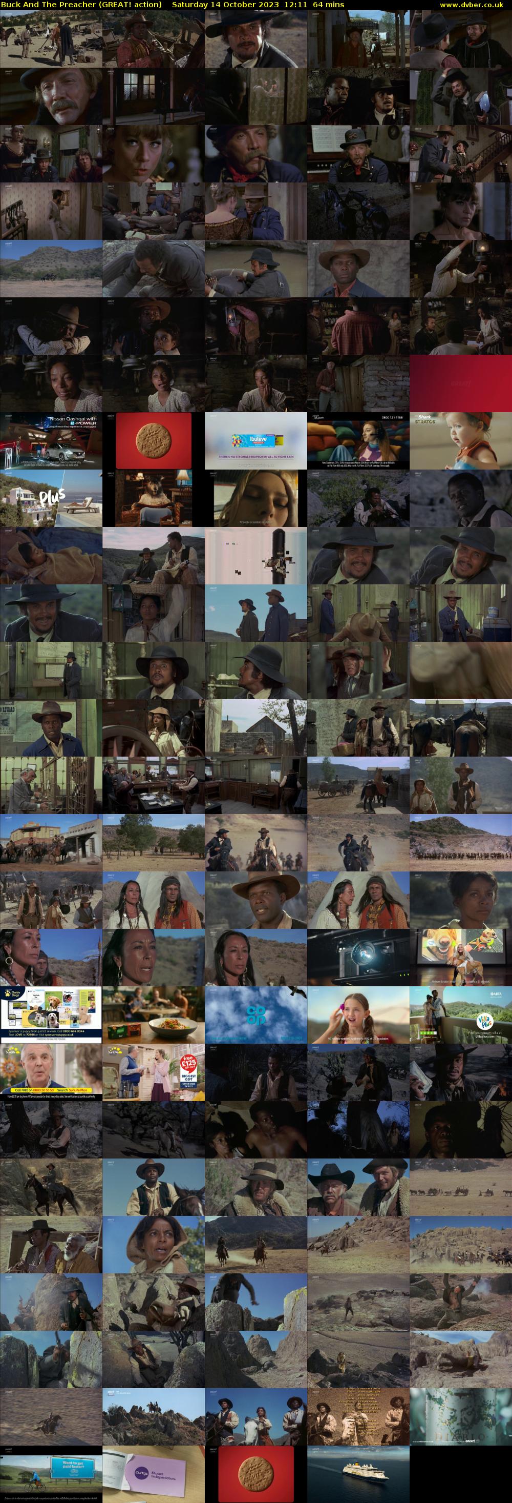 Buck And The Preacher (GREAT! action) Saturday 14 October 2023 12:11 - 13:15