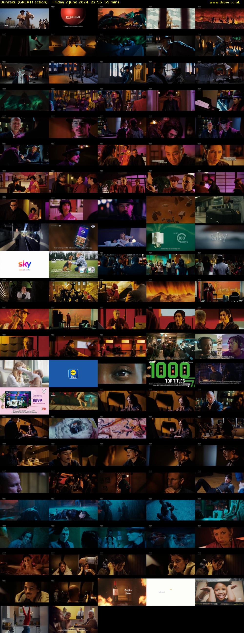 Bunraku (GREAT! action) Friday 7 June 2024 22:55 - 23:50