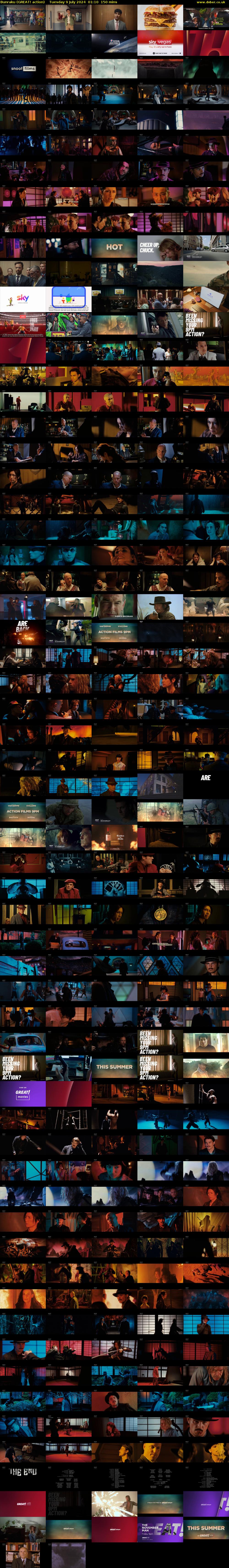 Bunraku (GREAT! action) Tuesday 9 July 2024 01:10 - 03:40