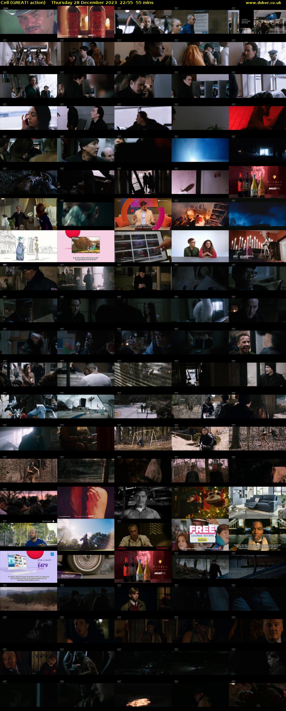 Cell (GREAT! action) Thursday 28 December 2023 22:55 - 23:50