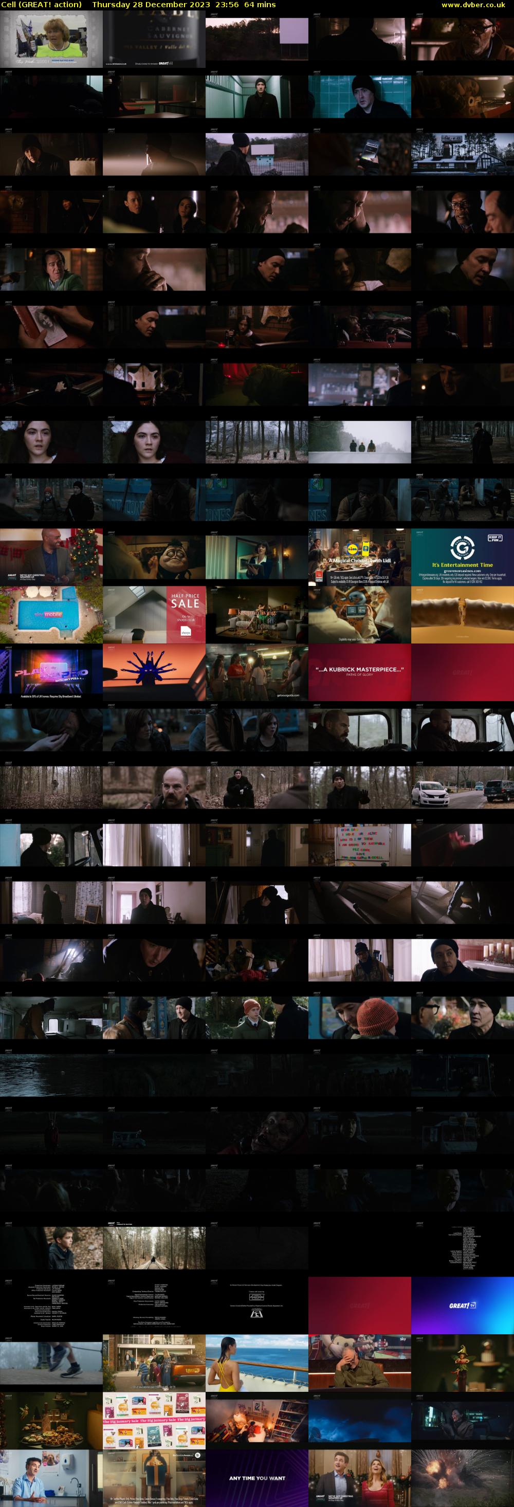 Cell (GREAT! action) Thursday 28 December 2023 23:56 - 01:00