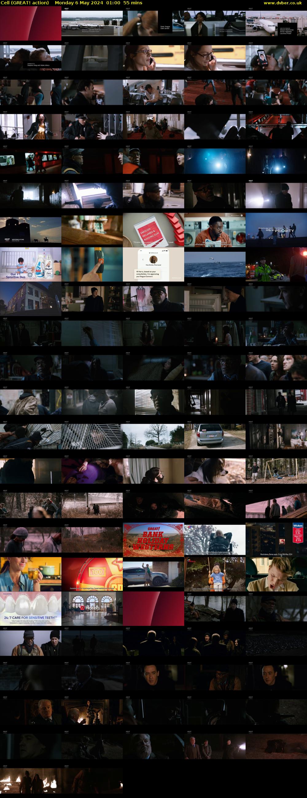 Cell (GREAT! action) Monday 6 May 2024 01:00 - 01:55