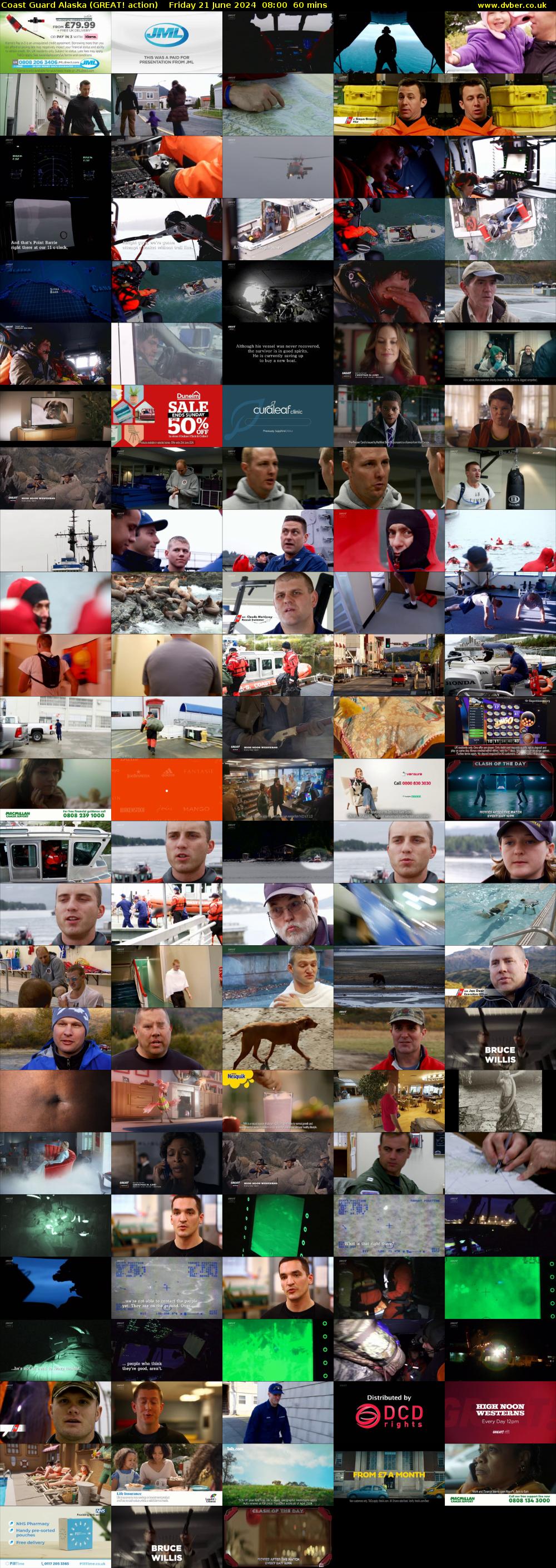 Coast Guard Alaska (GREAT! action) Friday 21 June 2024 08:00 - 09:00
