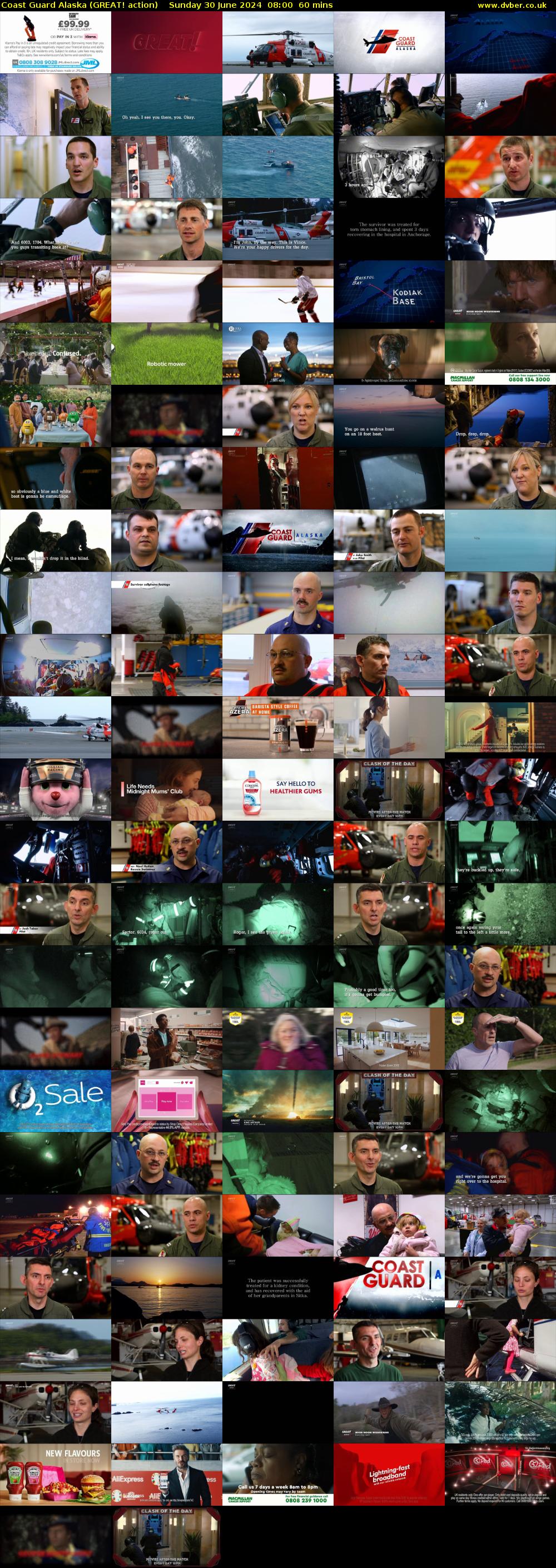 Coast Guard Alaska (GREAT! action) Sunday 30 June 2024 08:00 - 09:00