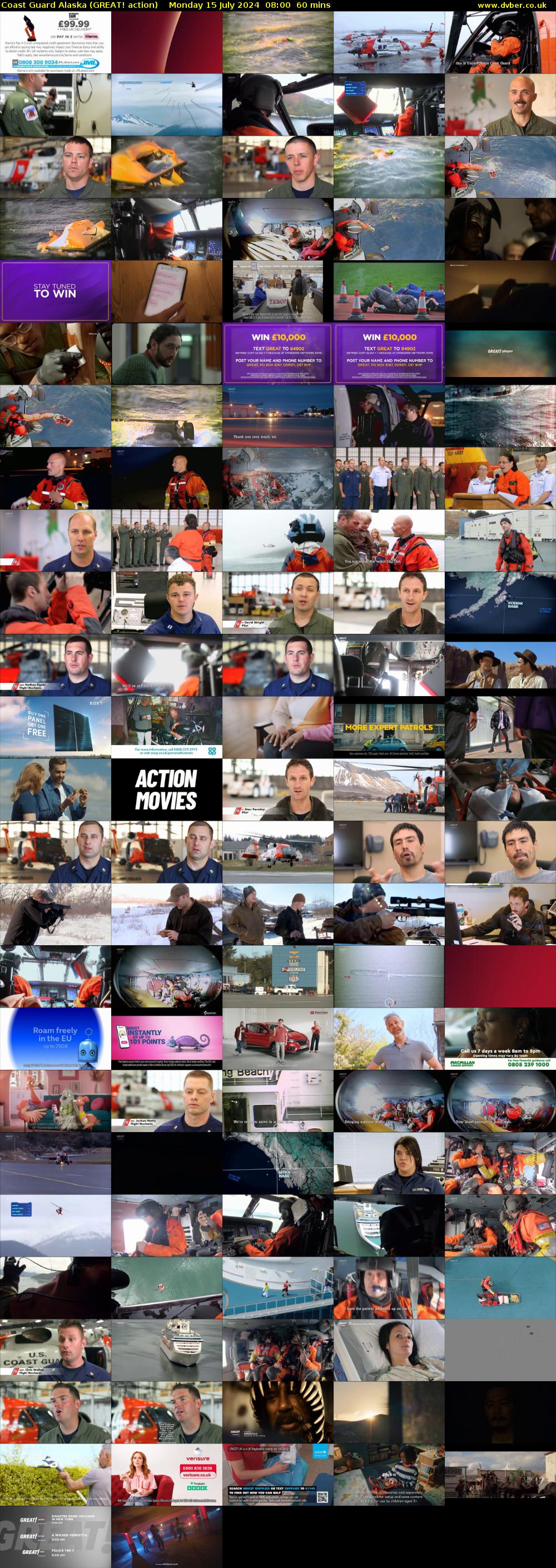 Coast Guard Alaska (GREAT! action) Monday 15 July 2024 08:00 - 09:00