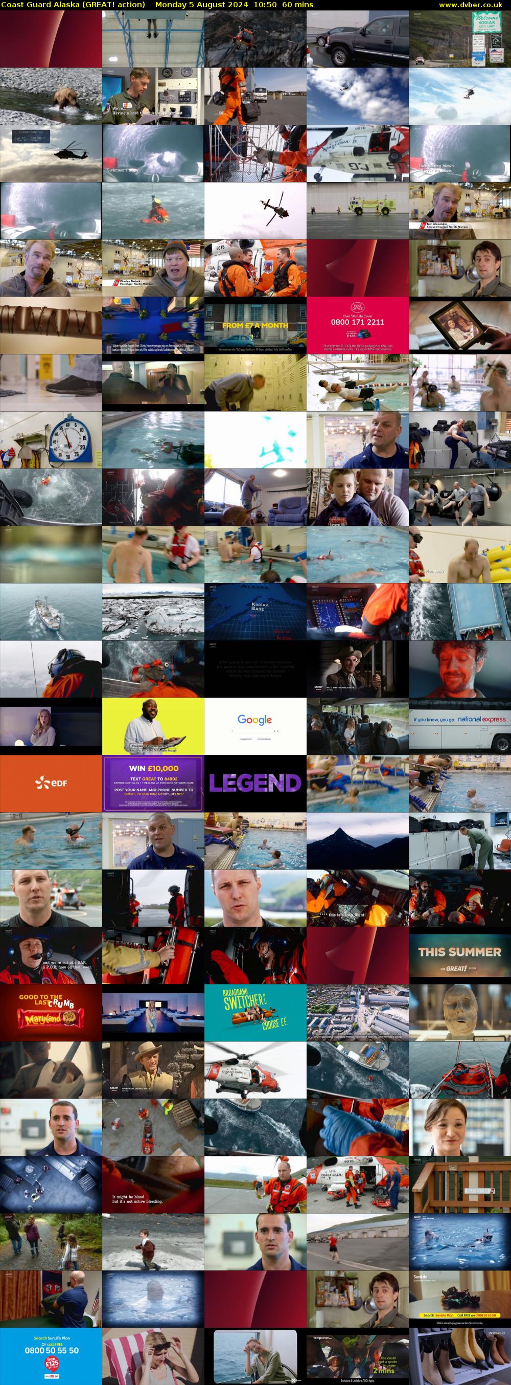 Coast Guard Alaska (GREAT! action) Monday 5 August 2024 10:50 - 11:50