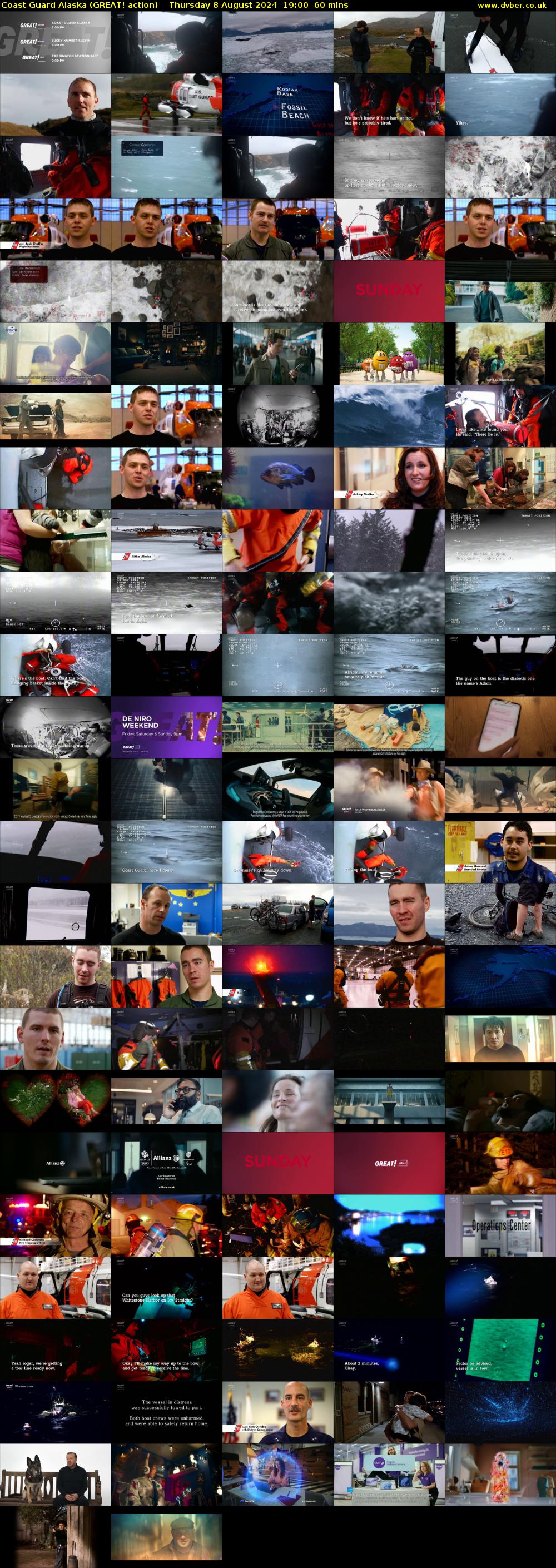 Coast Guard Alaska (GREAT! action) Thursday 8 August 2024 19:00 - 20:00