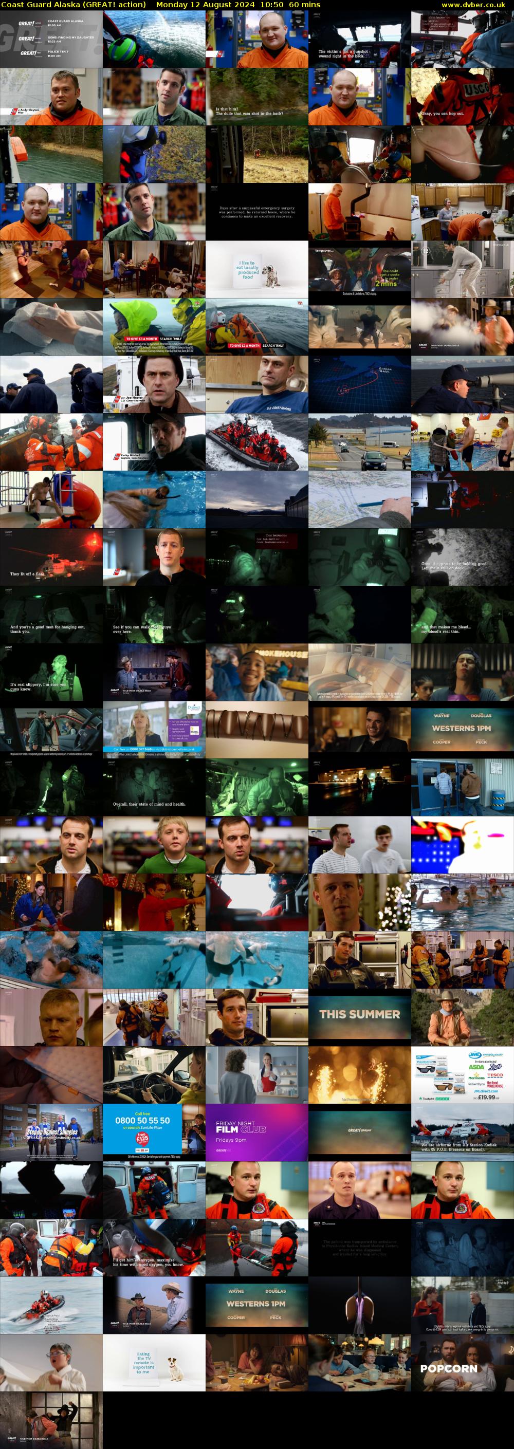 Coast Guard Alaska (GREAT! action) Monday 12 August 2024 10:50 - 11:50