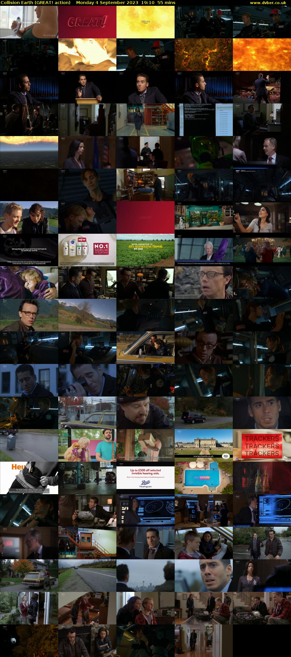 Collision Earth (GREAT! action) Monday 4 September 2023 19:10 - 20:05