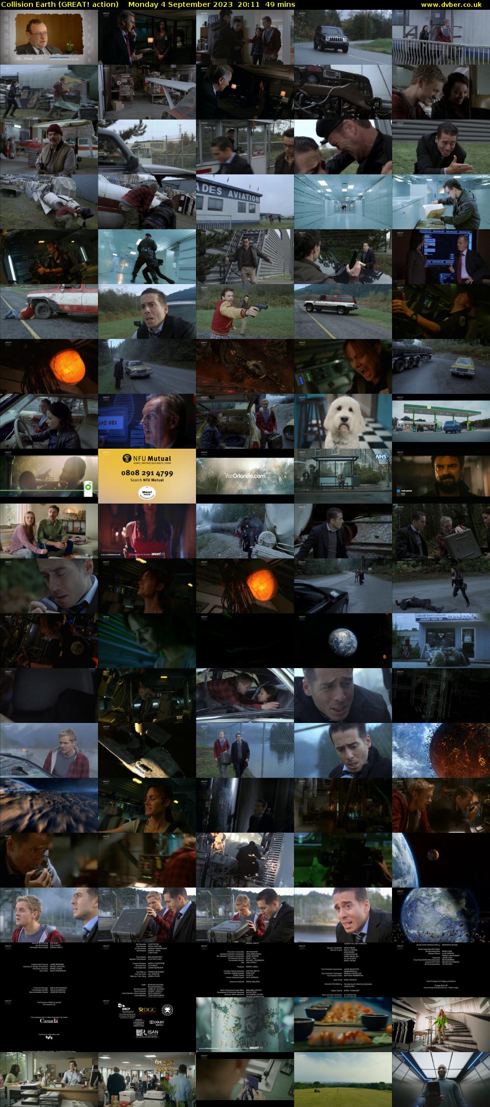 Collision Earth (GREAT! action) Monday 4 September 2023 20:11 - 21:00
