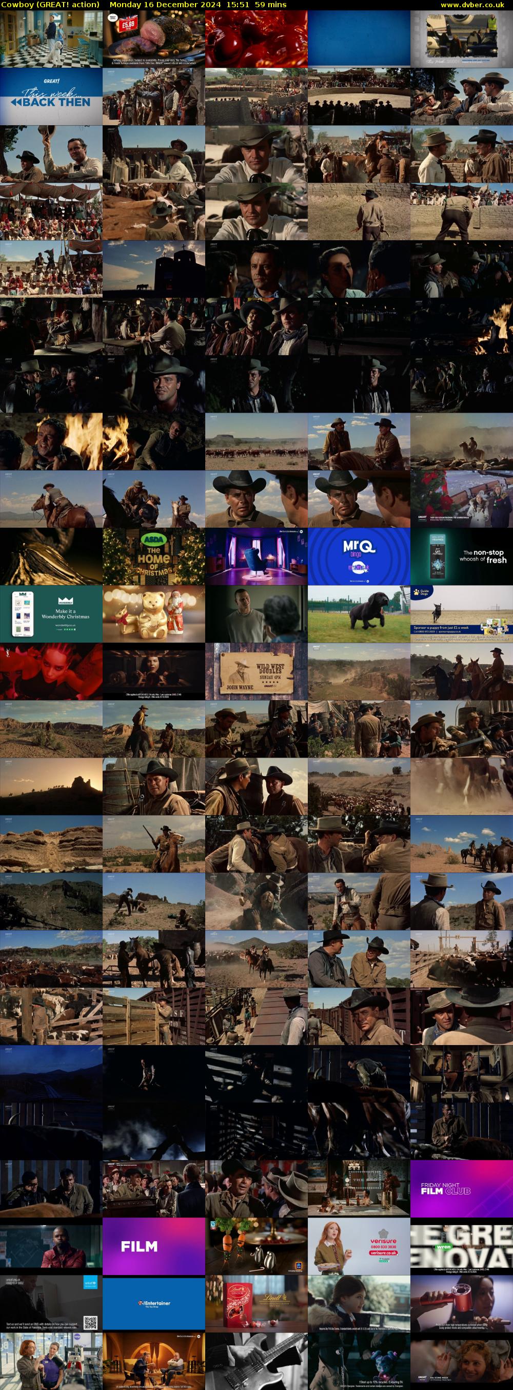 Cowboy (GREAT! action) Monday 16 December 2024 15:51 - 16:50