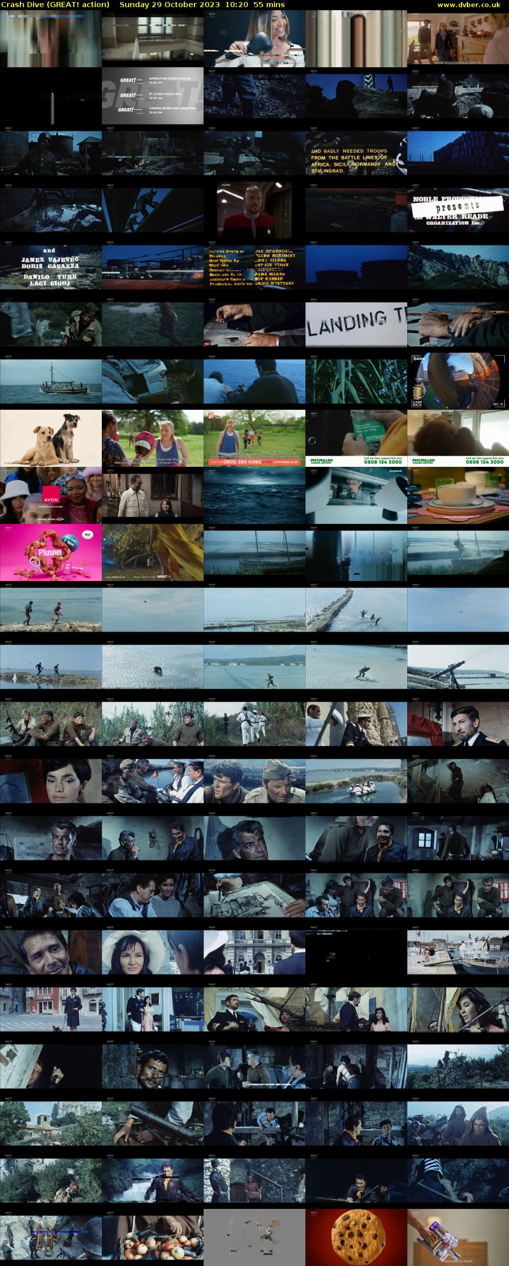 Crash Dive (GREAT! action) Sunday 29 October 2023 10:20 - 11:15