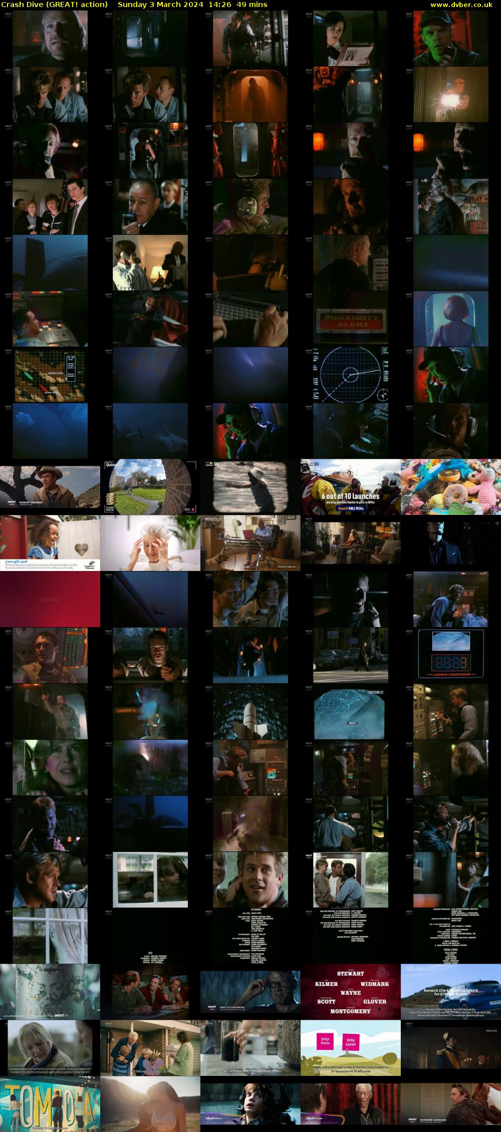 Crash Dive (GREAT! action) Sunday 3 March 2024 14:26 - 15:15
