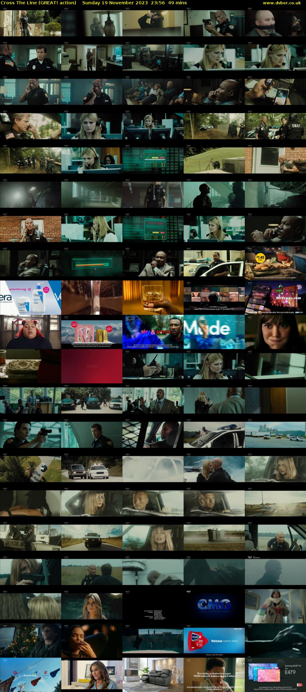 Cross The Line (GREAT! action) Sunday 19 November 2023 23:56 - 00:45