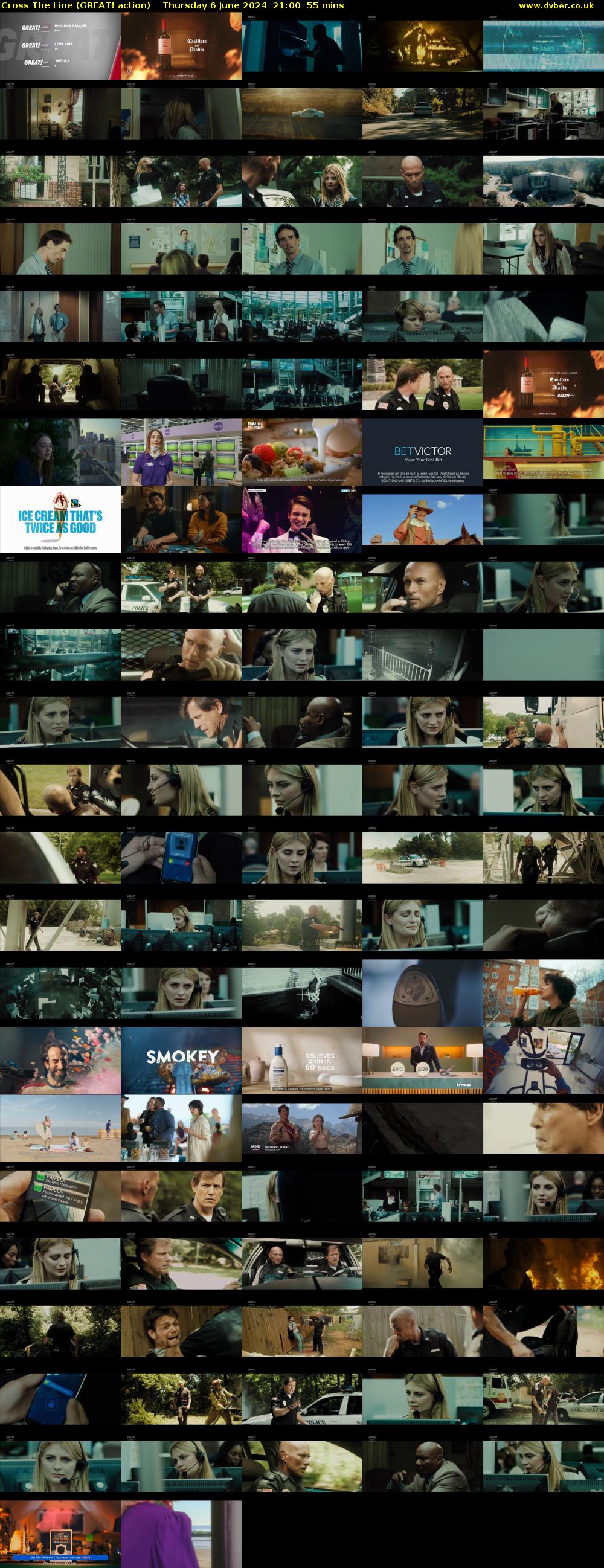 Cross The Line (GREAT! action) Thursday 6 June 2024 21:00 - 21:55
