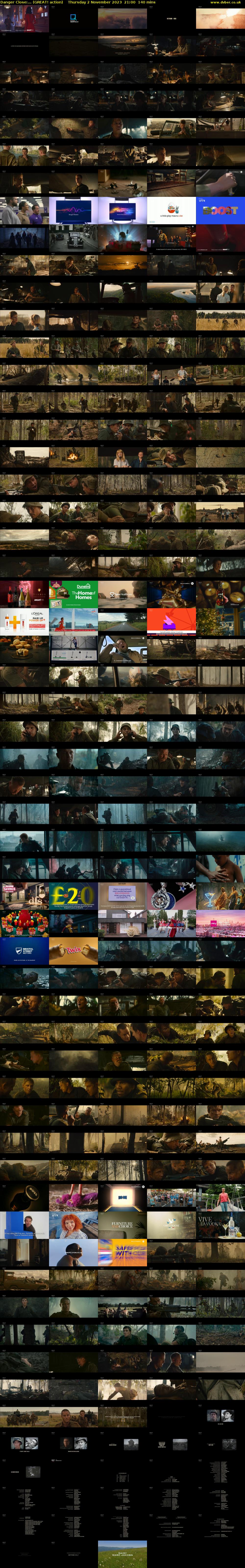 Danger Close:... (GREAT! action) Thursday 2 November 2023 21:00 - 23:20
